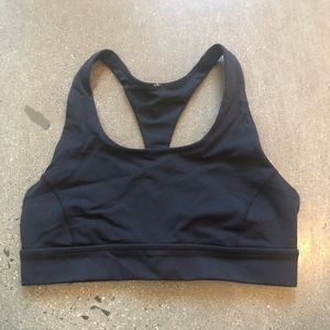Lululemon, black sports bra, size 8
